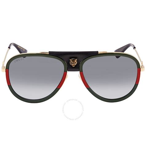 aviator sunglasses gucci|gucci unisex aviator sunglasses.